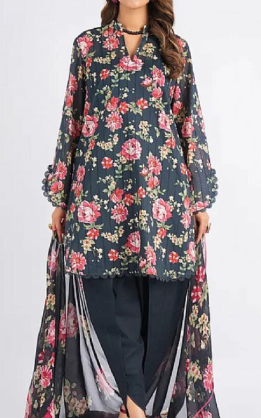 Bareeze Black Lawn Suit | Pakistani Lawn Dress in USA- Image 1