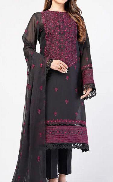 Bareeze Black Lawn Suit | Pakistani Lawn Dress in USA- Image 1