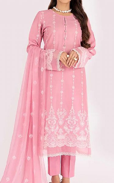 Bareeze Pink Lawn Suit | Pakistani Lawn Dress in USA- Image 1