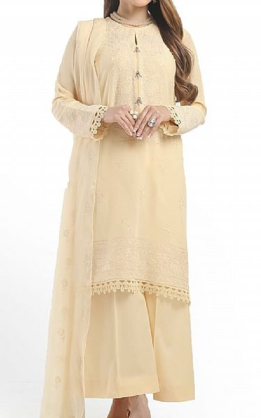 Bareeze Ivory Lawn Suit | Pakistani Lawn Dress in USA- Image 1