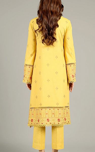 Bareeze Yellow Lawn Suit | Pakistani Lawn Dress in USA- Image 2
