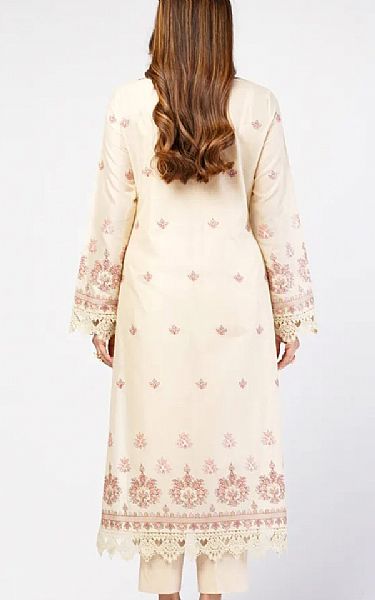 Bareeze Beige Lawn Suit | Pakistani Lawn Dress in USA- Image 2