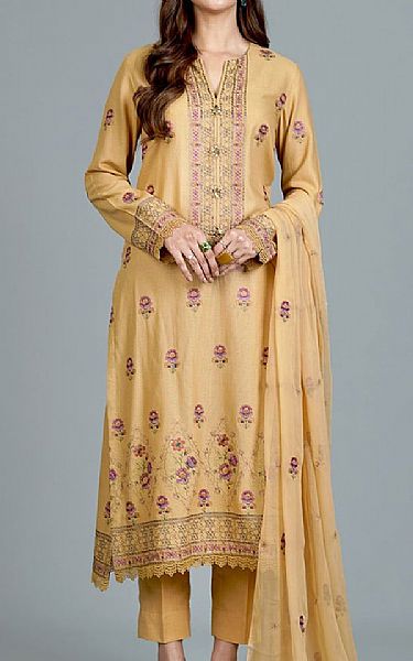 Bareeze Fawn Lawn Suit | Pakistani Lawn Dress in USA- Image 1