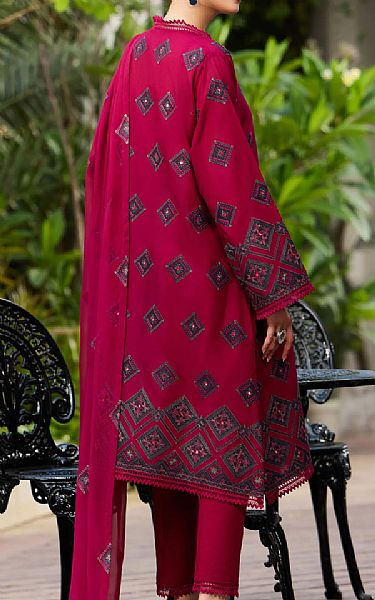 Bareeze Crimson Lawn Suit | Pakistani Lawn Dress in USA- Image 2