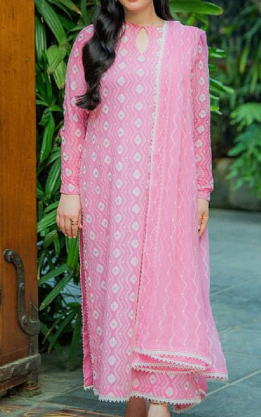Bareeze Pink Lawn Suit | Pakistani Lawn Dress in USA- Image 1