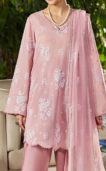 Bareeze Dusty Pink Lawn Suit | Pakistani Lawn Dress in USA- Image 2
