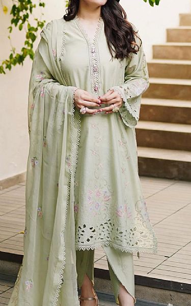 Bareeze Pistachio Lawn Suit | Pakistani Lawn Dress in USA- Image 1