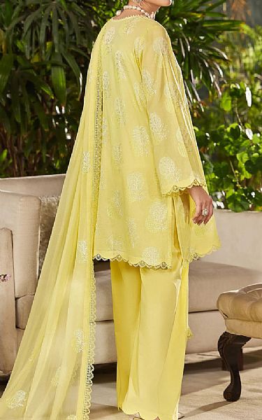 Bareeze Golden Yellow Lawn Suit | Pakistani Lawn Dress in USA- Image 2