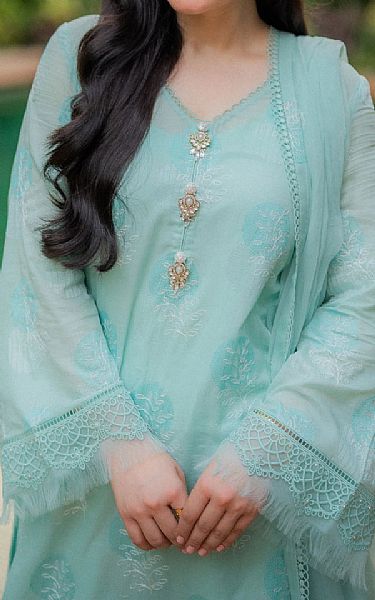 Bareeze Aqua Lawn Suit | Pakistani Lawn Dress in USA- Image 2