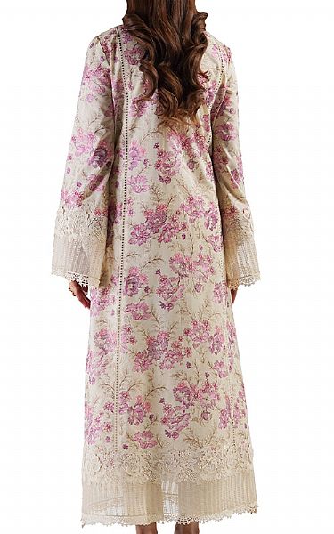 Bareeze Ivory/Lilac Lawn Suit | Pakistani Lawn Suits- Image 2