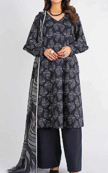 Bareeze Black Lawn Suit | Pakistani Lawn Dress in USA- Image 1