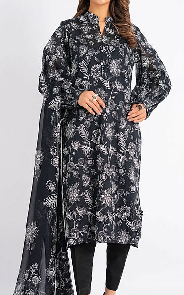 Bareeze Black Lawn Suit | Pakistani Lawn Dress in USA- Image 1
