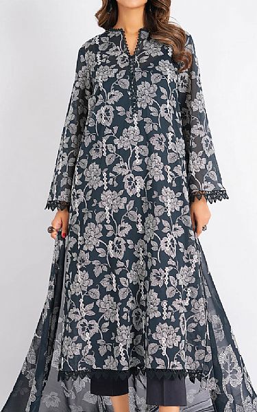 Bareeze Black Lawn Suit | Pakistani Lawn Dress in USA- Image 1