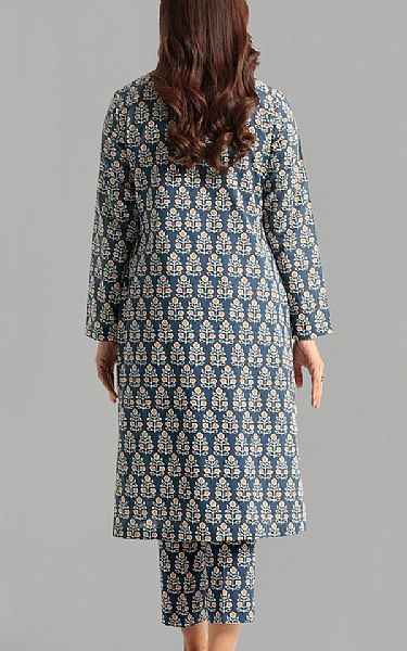 Bareeze Pickled Bluewood Khaddar Suit | Pakistani Winter Dresses in USA- Image 2