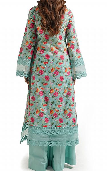 Bareeze Turquoise Lawn Suit | Pakistani Lawn Suits- Image 2