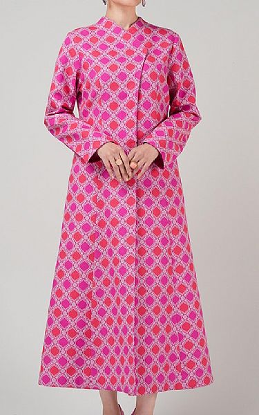 Bareeze Hot Pink Khaddar Suit | Pakistani Winter Dresses in USA- Image 2