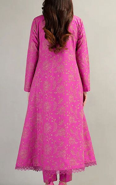 Bareeze Pink Khaddar Suit | Pakistani Winter Dresses in USA- Image 2