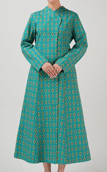 Bareeze Green Khaddar Suit | Pakistani Winter Dresses in USA- Image 2