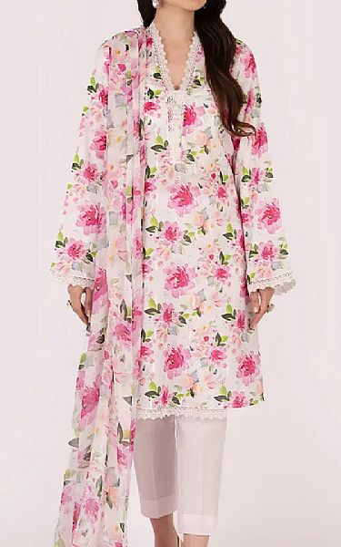 Bareeze Off White Lawn Suit | Pakistani Lawn Dress in USA- Image 1