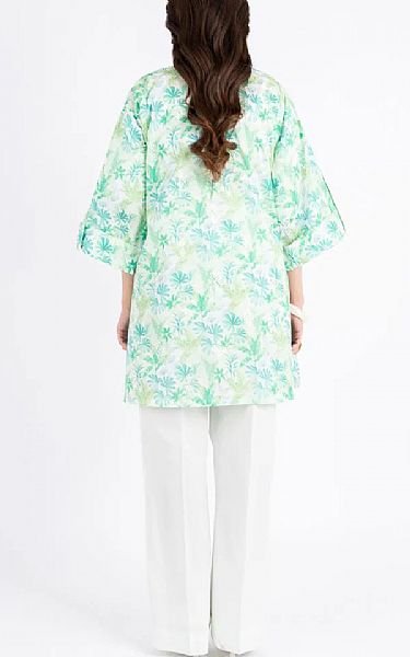 Bareeze Mint Green/Off White Lawn Suit | Pakistani Lawn Dress in USA- Image 2