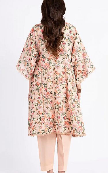 Bareeze Peach Lawn Suit | Pakistani Lawn Dress in USA- Image 2
