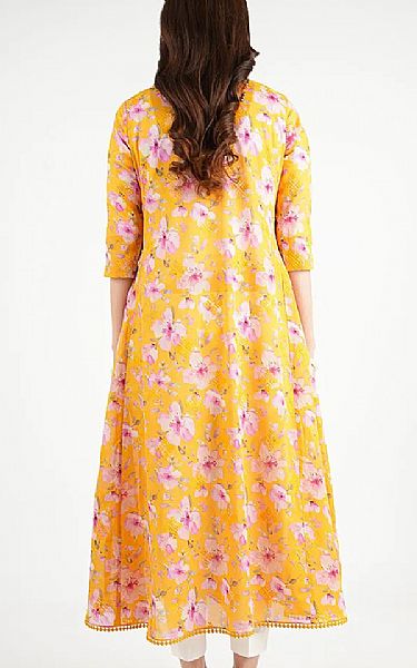 Bareeze Yellow Lawn Suit | Pakistani Lawn Dress in USA- Image 2