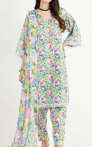 Bareeze Multi Lawn Suit | Pakistani Lawn Dress in USA- Image 1