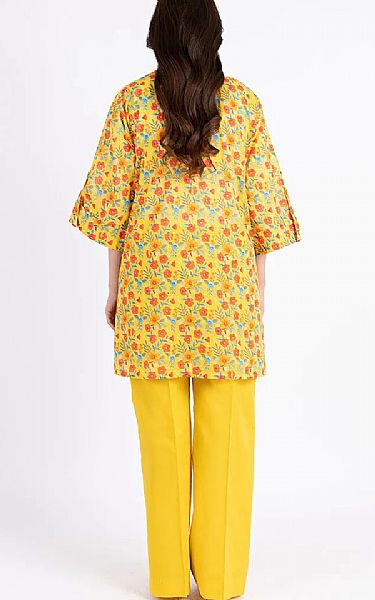 Bareeze Yellow Lawn Suit | Pakistani Lawn Dress in USA- Image 2