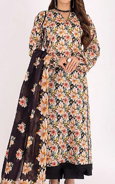 Bareeze Black Lawn Suit | Pakistani Lawn Dress in USA- Image 1
