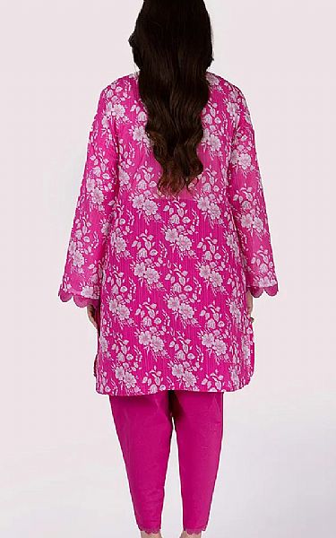 Bareeze Cerise Pink Lawn Suit | Pakistani Lawn Dress in USA- Image 2