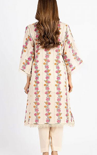 Bareeze Ivory Lawn Suit | Pakistani Lawn Dress in USA- Image 2