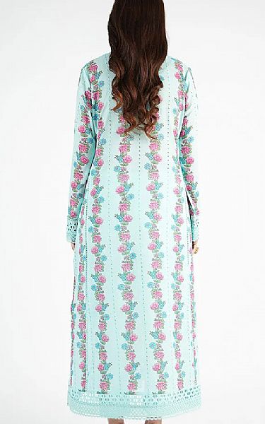Bareeze Pale Blue Lawn Suit | Pakistani Lawn Dress in USA- Image 2