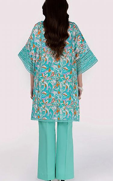 Bareeze Sea Green Lawn Suit | Pakistani Lawn Dress in USA- Image 2