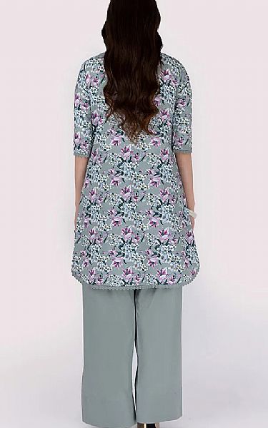 Bareeze Grey Cambric Suit | Pakistani Lawn Dress in USA- Image 2