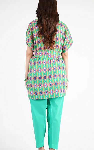 Bareeze Sea Green Lawn Suit | Pakistani Lawn Dress in USA- Image 2