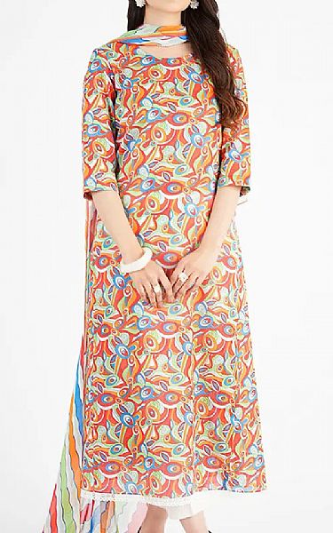 Bareeze Multi Lawn Suit | Pakistani Lawn Dress in USA- Image 1