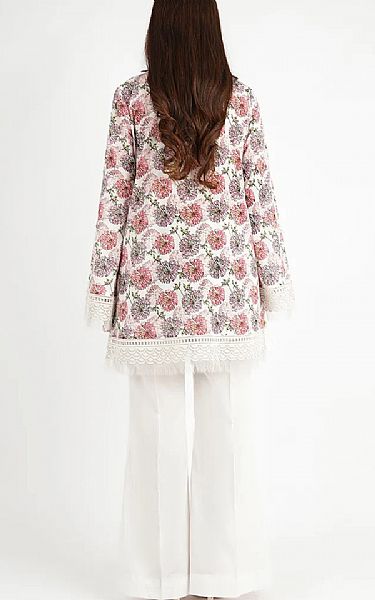Bareeze Off White Lawn Suit | Pakistani Lawn Dress in USA- Image 2