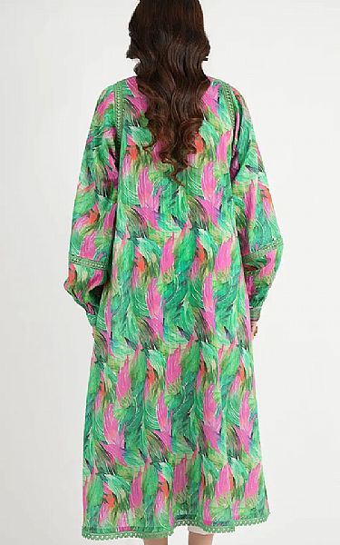 Bareeze Green/Pink Lawn Suit | Pakistani Lawn Dress in USA- Image 2