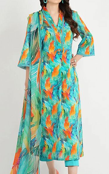 Bareeze Multi Lawn Suit | Pakistani Lawn Dress in USA- Image 1