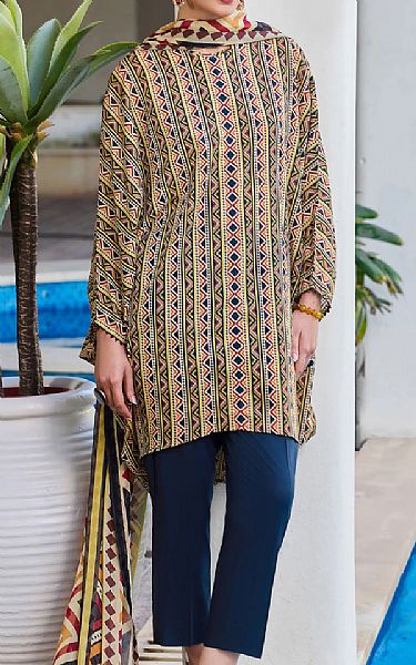 Bareeze Multicolor Lawn Suit | Pakistani Lawn Dress in USA- Image 1