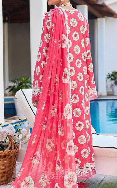 Bareeze Ivory/Pink Lawn Suit | Pakistani Lawn Dress in USA- Image 2