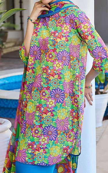 Bareeze Multicolor Lawn Suit | Pakistani Lawn Dress in USA- Image 2