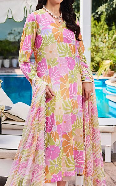 Bareeze Multicolor Lawn Suit | Pakistani Lawn Dress in USA- Image 1