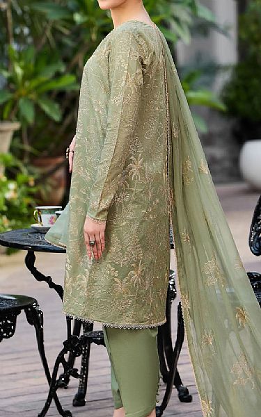 Bareeze Green Lawn Suit | Pakistani Lawn Dress in USA- Image 2