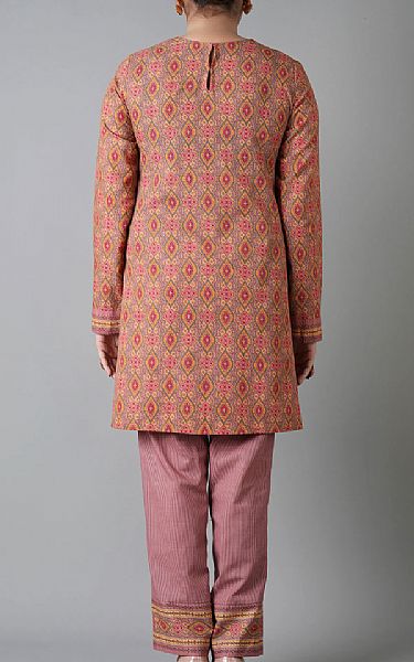 Bareeze Pink Khaddar Suit | Pakistani Winter Dresses in USA- Image 2