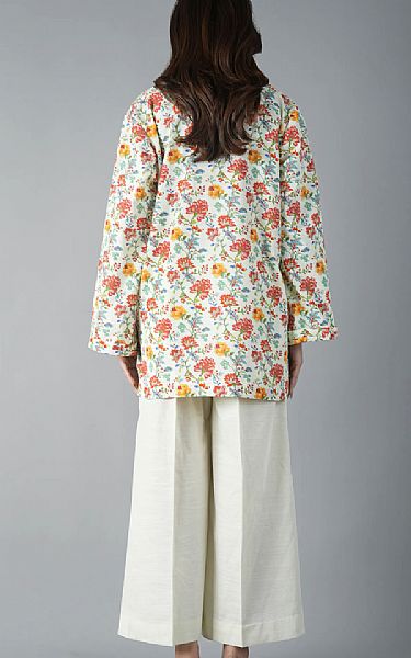 Bareeze Off White Khaddar Suit | Pakistani Winter Dresses in USA- Image 2