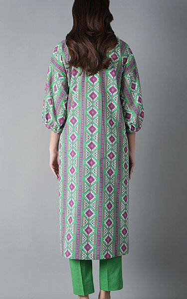 Bareeze Green Khaddar Suit | Pakistani Winter Dresses in USA- Image 2