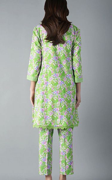 Bareeze Mid Green Jacquard Suit | Pakistani Winter Dresses in USA- Image 2