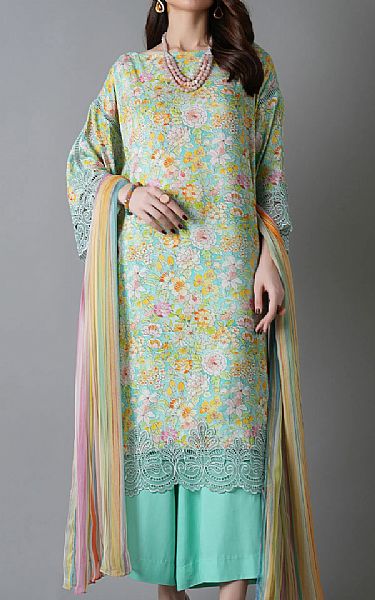 Bareeze Multi Linen Suit | Pakistani Winter Dresses in USA- Image 1
