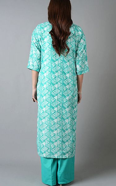 Bareeze Aqua Khaddar Suit | Pakistani Winter Dresses in USA- Image 2
